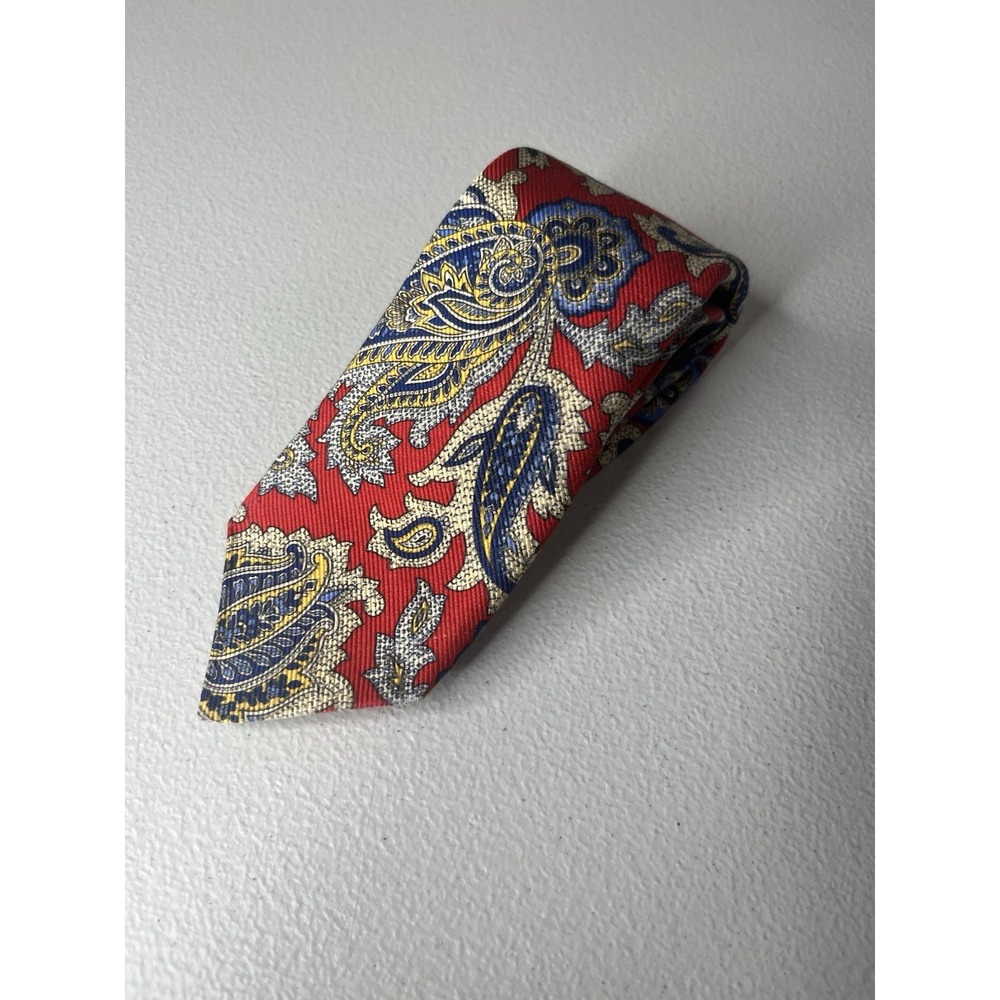 Robert Talbott Best Of Class‎ Silk Tie Red Paisley 61"
